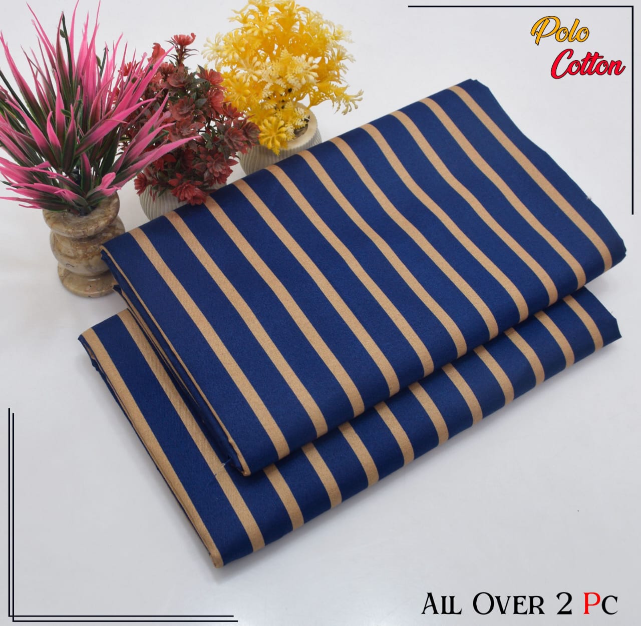 2PC Roma Linen Suite Digital Print (Design BZF-12139)