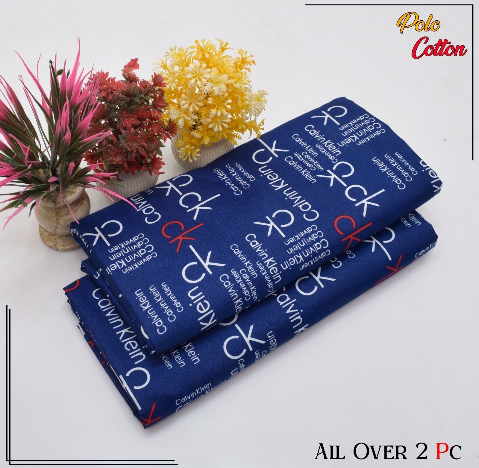 2PC Roma Linen Suite Digital Print (Design BZF-12134)
