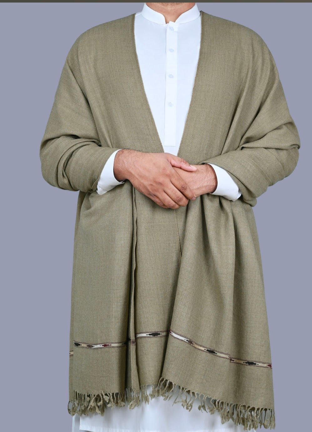 Pure Wool Shawl For Men