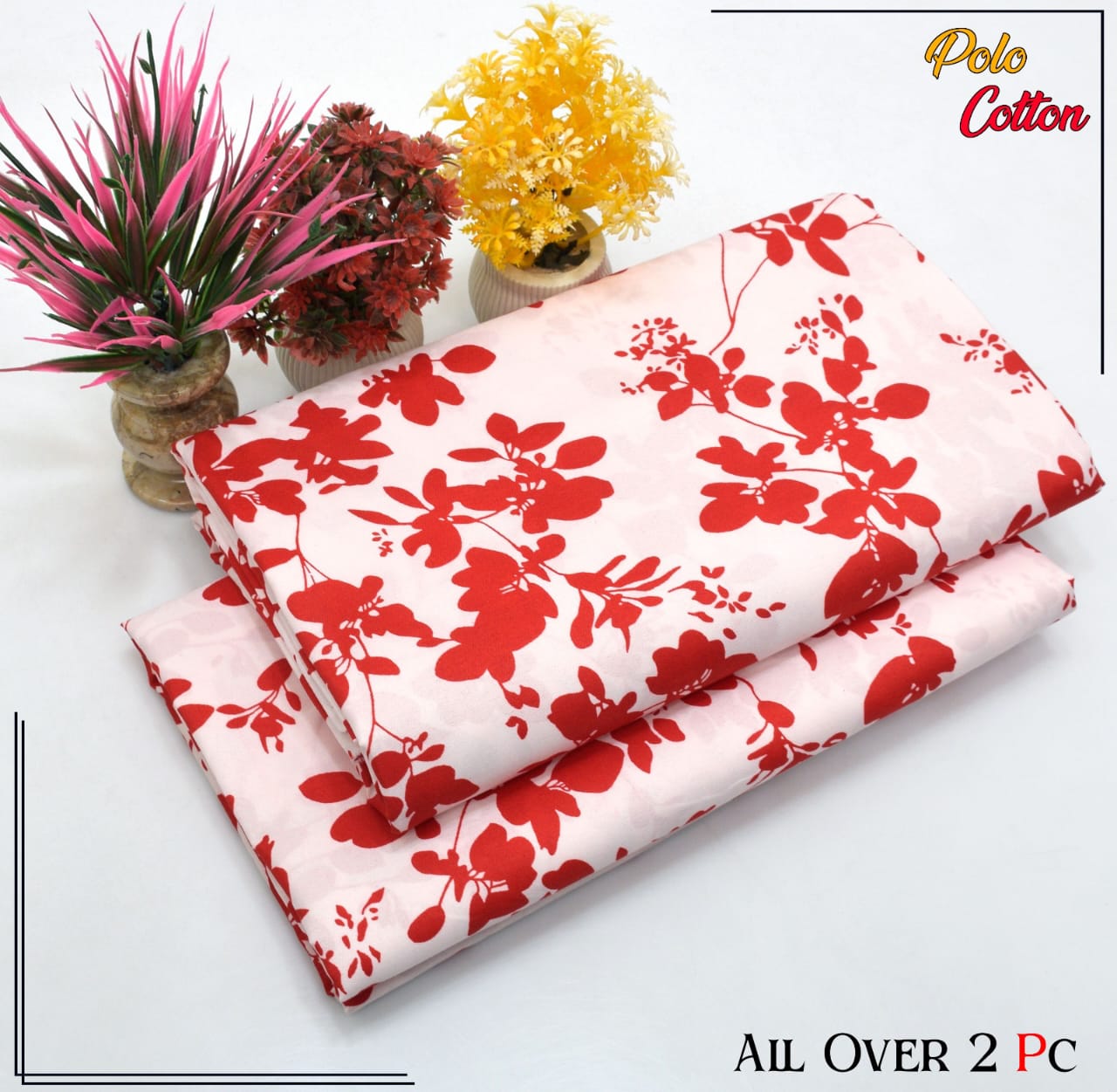 2PC Roma Linen Suite Digital Print (Design BZF-12138)