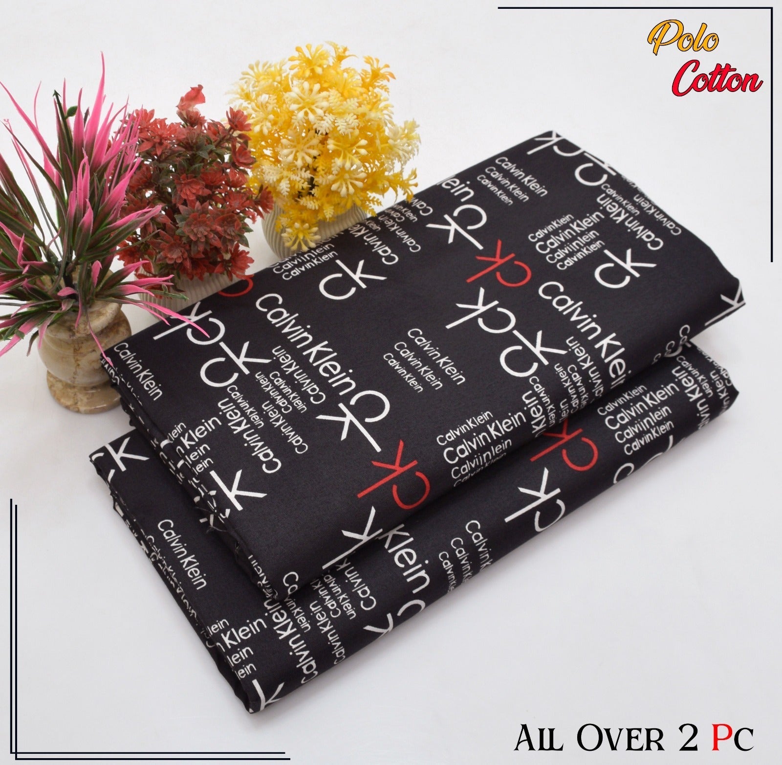 2PC Roma Linen Suite Digital Print (Design BZF-12127)