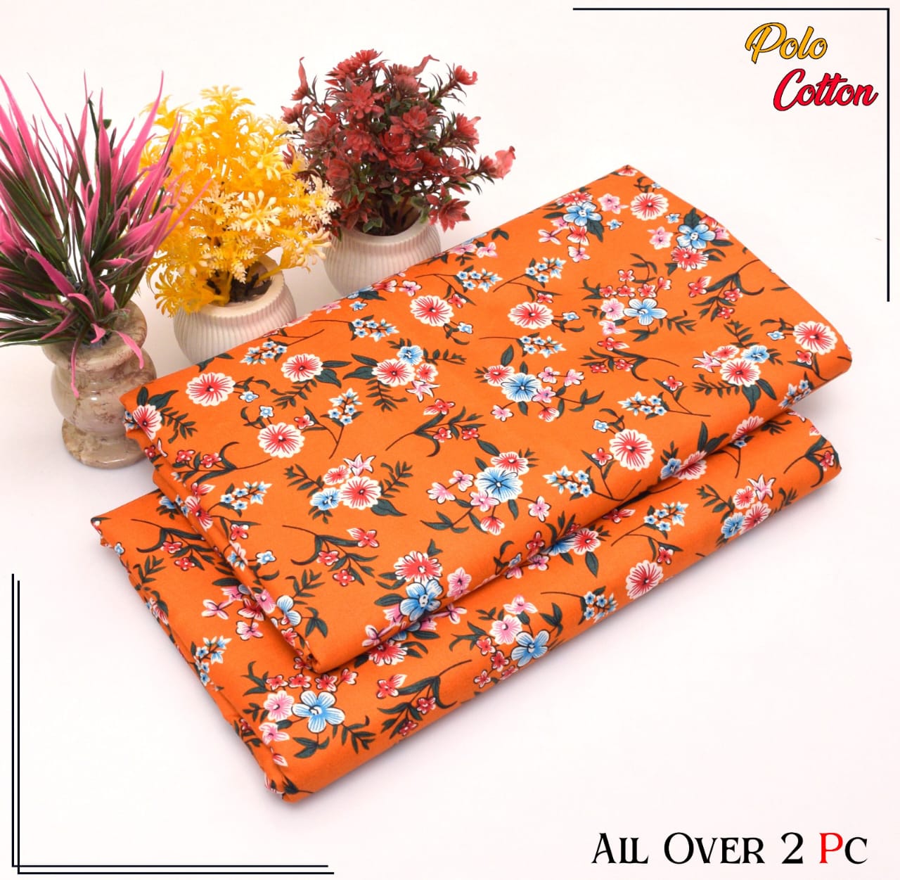 2PC Roma Linen Suite Digital Print (Design BZF-12118)