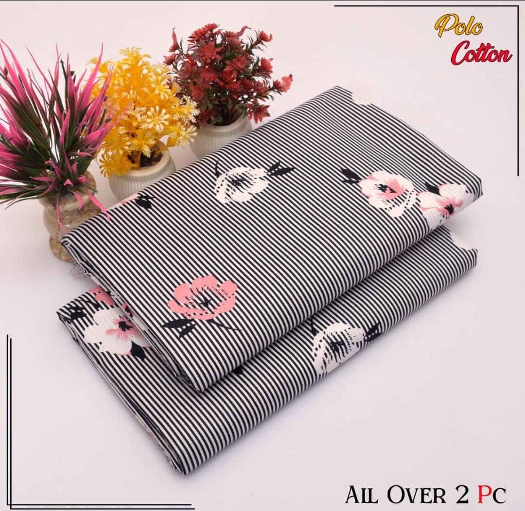 2PC Roma Linen Suite Digital Print (Design BZF-12171)