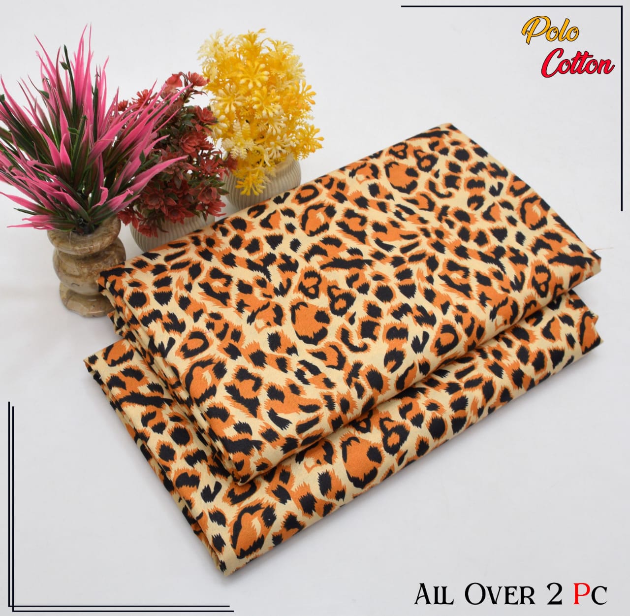 2PC Roma Linen Suite Digital Print (Design BZF-12196)