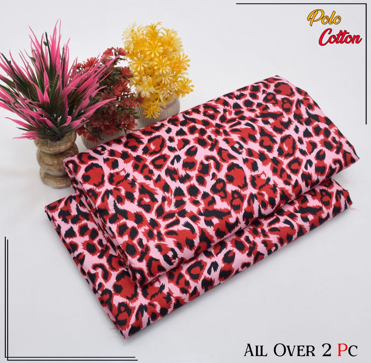 2PC Roma Linen Suite Digital Print (Design BZF-12195)