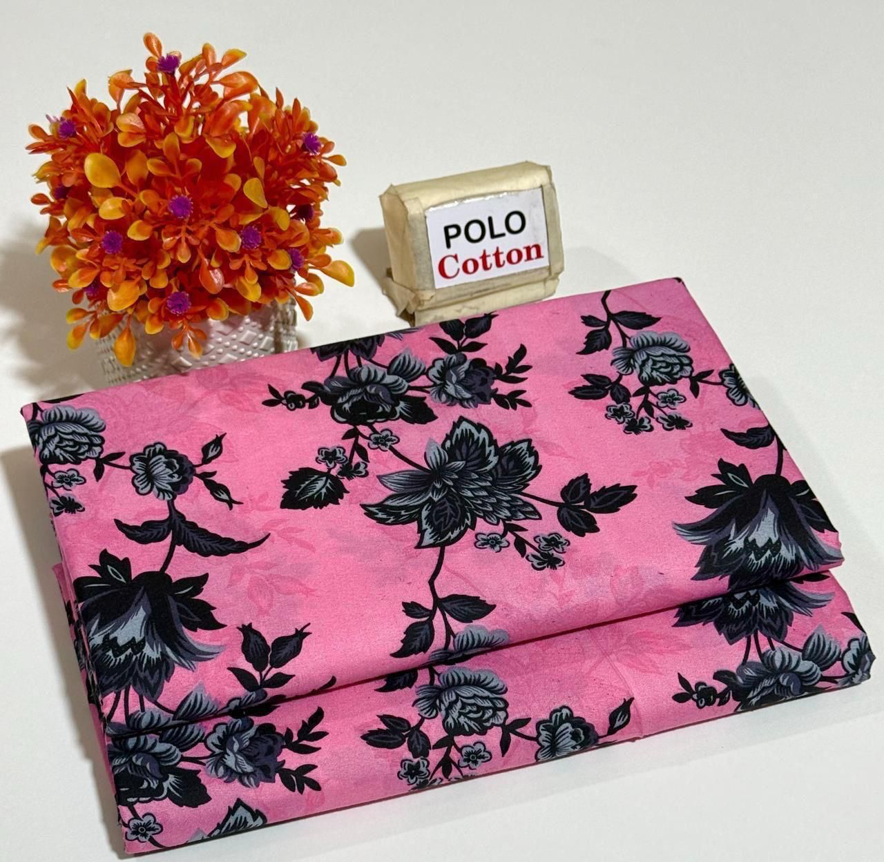 2PC Roma Linen Suite Digital Print (Design BZF-12208)