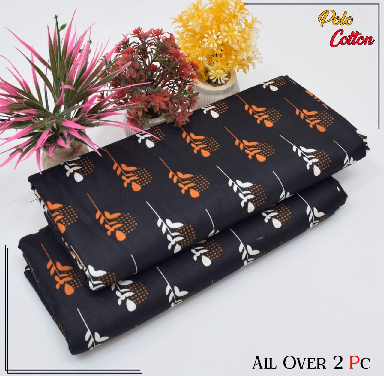 2PC Roma Linen Suite Digital Print (Design BZF-12221)