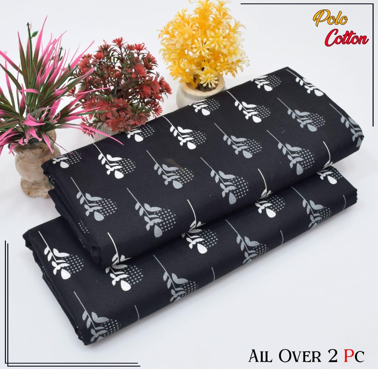 2PC Roma Linen Suite Digital Print (Design BZF-12216)