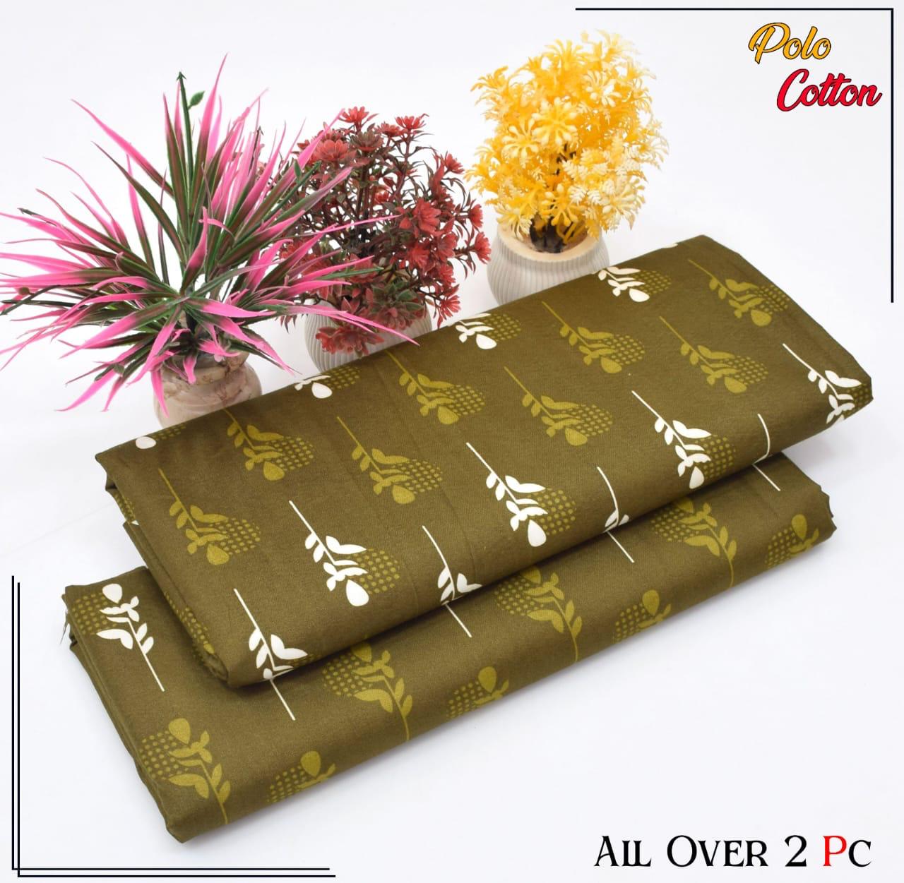 2PC Roma Linen Suite Digital Print (Design BZF-12220)