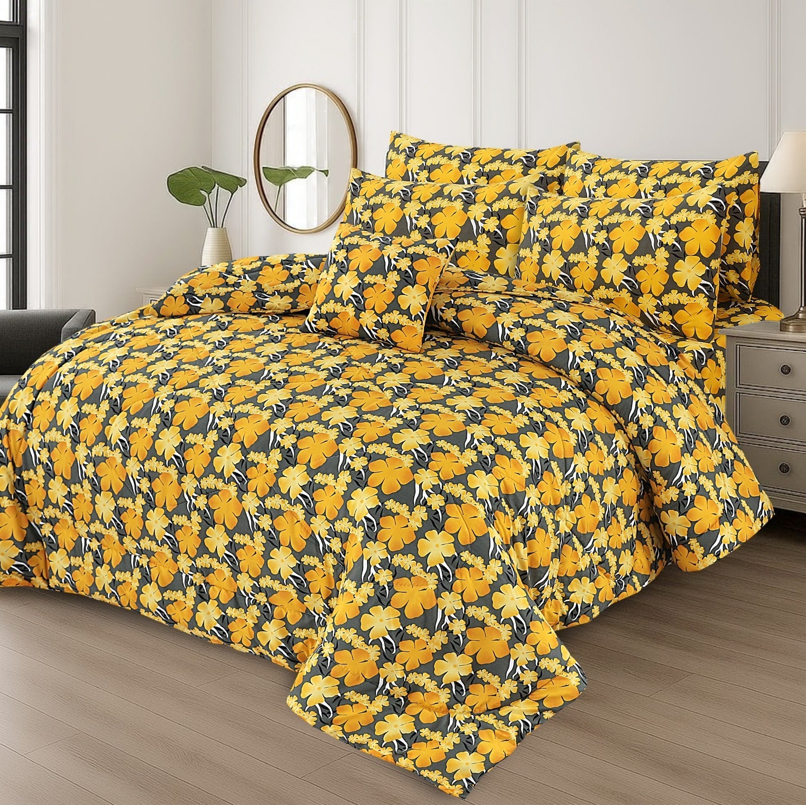 King Cotton Comfurter set 7pcs(Design MZk-282)