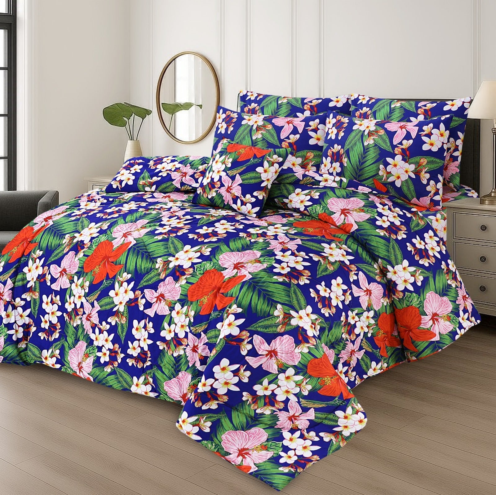 King Cotton Comfurter set 7pcs(Design MZk-284)