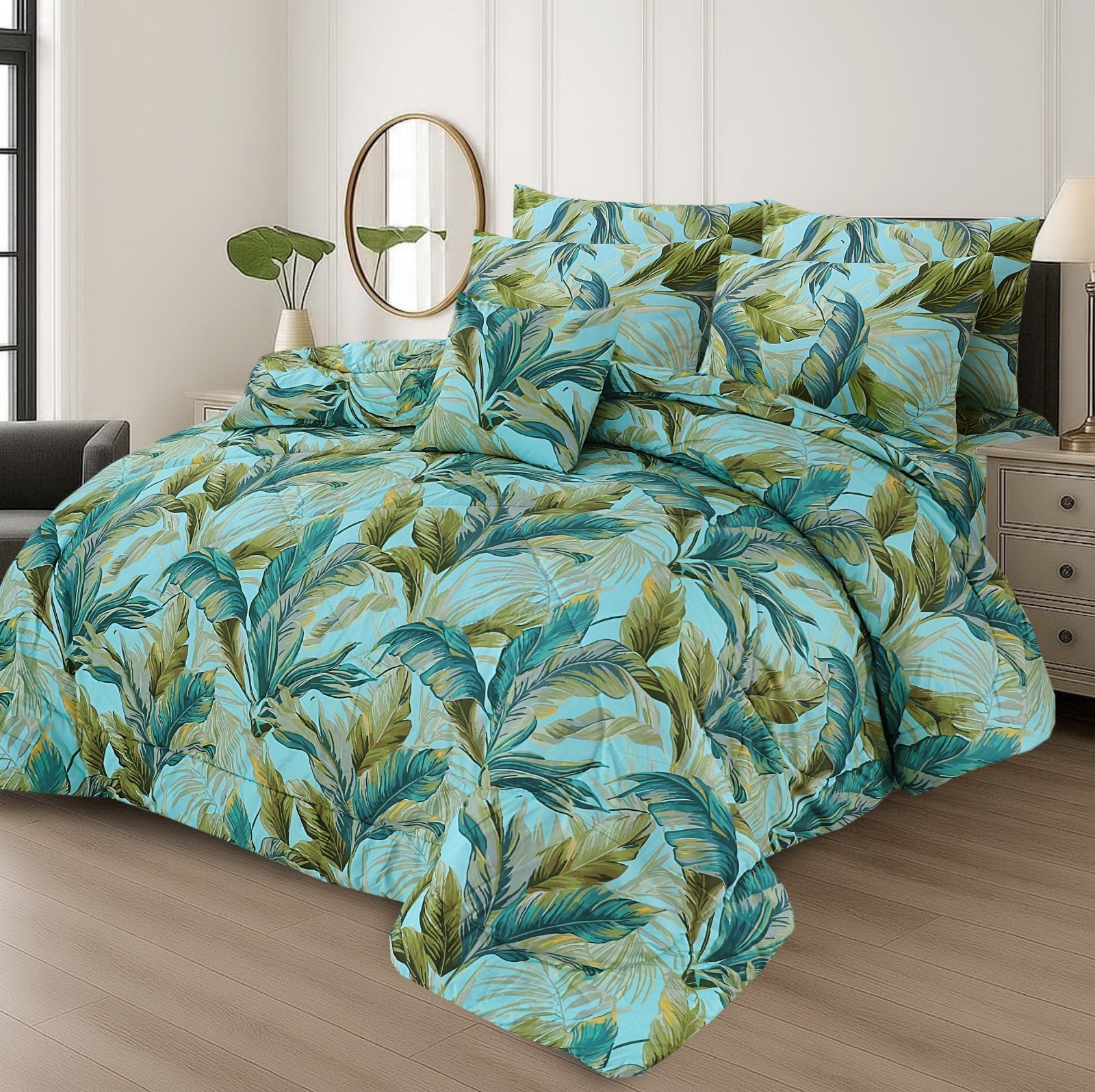 King Cotton Comfurter set 7pcs(Design MZk-286)