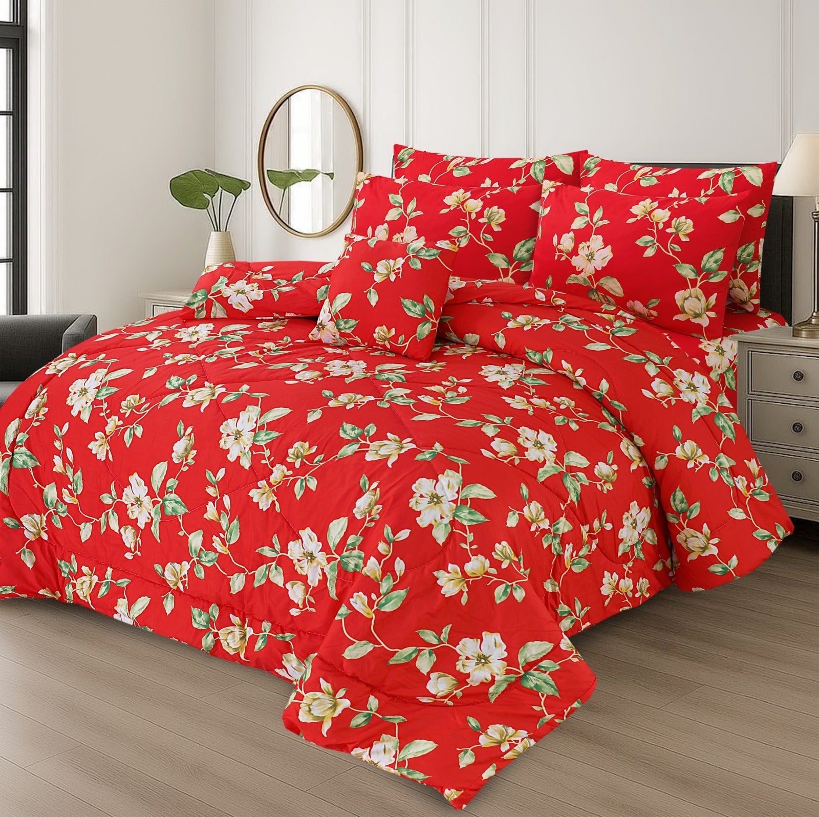 King Cotton Comfurter set 7pcs(Design MZk-289)